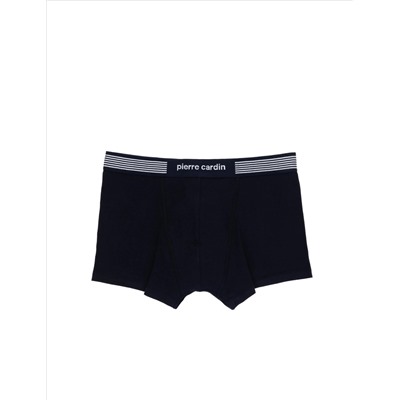 Lacivert Pamuk Modal Karışımlı Tekli Boxer