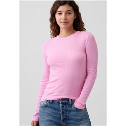 Essential Ribbed Crewneck T-Shirt