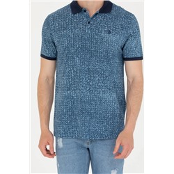 Erkek Lacivert Polo Yaka Tişört