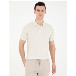 Bej Slim Fit Tişört