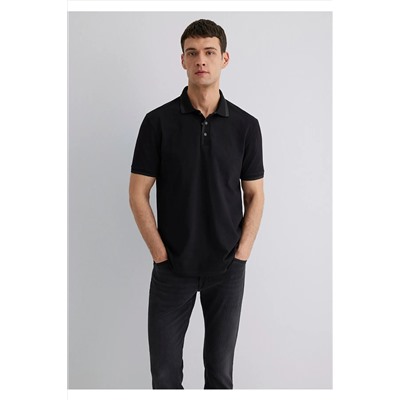 Mavi Siyah Polo Tişört Regular Fit / Normal Kesim 0612650-900