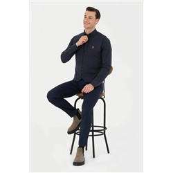 Erkek Lacivert Triko Hırka