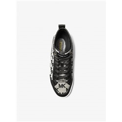 Shea Logo Jacquard High-Top Sneaker