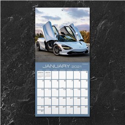 2021 Dream Cars 12"x12" Wall Calendar