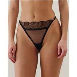 Tanga de tul con bordados