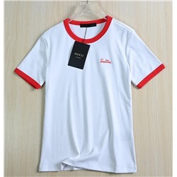 Футболка из изысканного мерсеризованного хлопока с вышитыми буквами, МО*КО