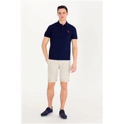 Erkek Lacivert Basic Polo Yaka Tişört