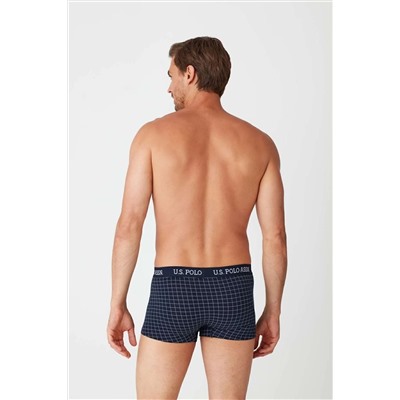 U.S. Polo Assn. Erkek Lacivert - Lacivert Baskılı 2 Li Boxer 82006