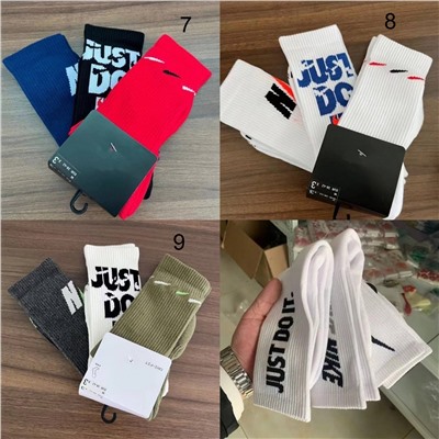 Цветные наборы носков  NIK*E комплект из 3х пар