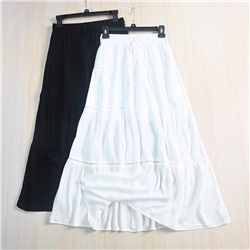 Легкая свободная юбка с эластичной широкой резинкой. Экспорт