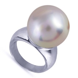 Кольцо (Майорка 16мм светло-сиреневая; покрытие родий), Есть комплект