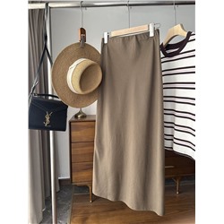 Женская юбка из смесового льна (2 цвета) МАНГ*О