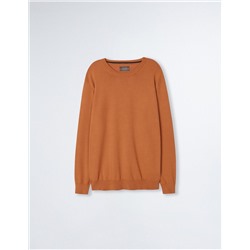 Knitted Jumper, Men, Dark Beige