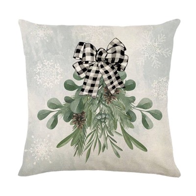 Льняной чехол для подушки. 4 шт в наборе