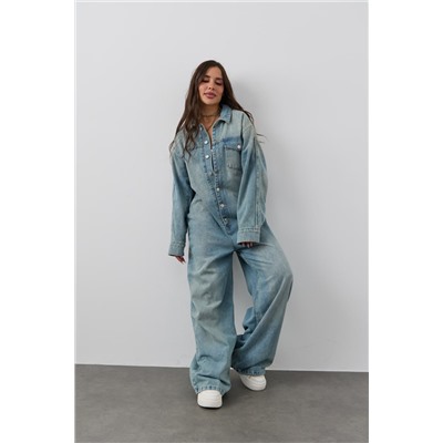 Комбинезон джинсовый брючный ZADUMOV №4