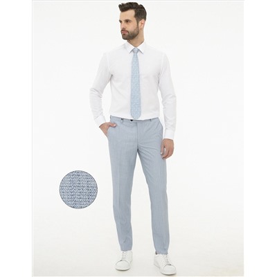 Açık Mavi Ex. Slim Fit Kumaş Pantolon