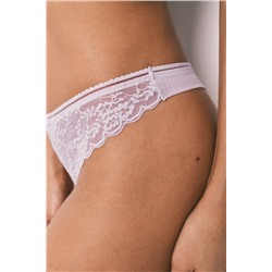 Tanga encaje lila