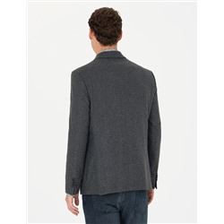 Antrasit Slim Fit Ceket