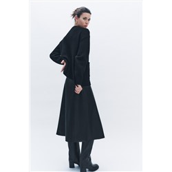 FEW ITEMS LEFT ZW COLLECTION LEATHER EFFECT MIDI SKIRT