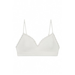 Sujetador top Seamless encaje blanco