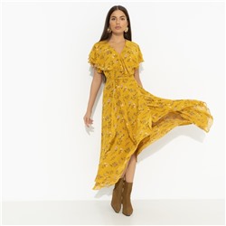 Платье на запах, Счастье влюбленности (желтый)