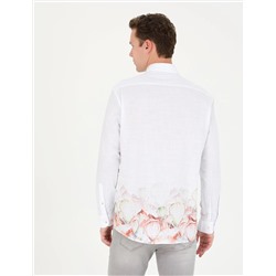 Açık Yeşil Regular Fit Uzun Kollu Gömlek