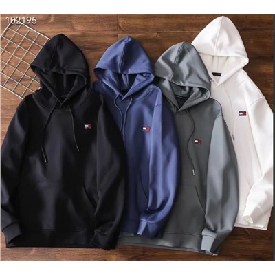 Мягкая вафельная толстовка с капюшоном ТОММИ ХИЛФИГЕ*Р