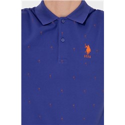 Erkek Mavi Polo Yaka Tişört