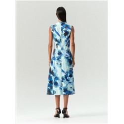 Платье-футляр миди из 100% вискозы, PL1666/inside