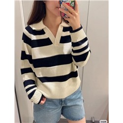 Полосатый свитер в стиле ретро КО*С