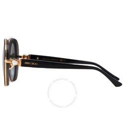 JIMMY CHOO  Grey Gradient Round Ladies Sunglasses