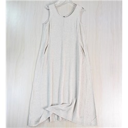 Женское платье из хлопка и льна