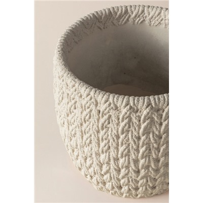 Dolly Saksı - Ekru - 11 cm