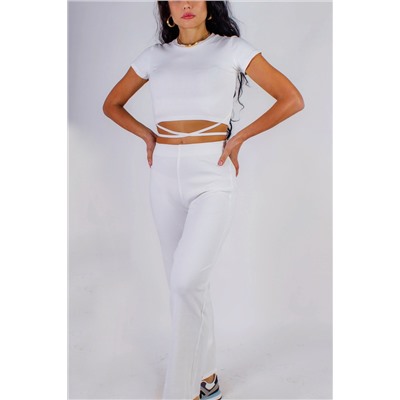 Комплект с топом на завязках