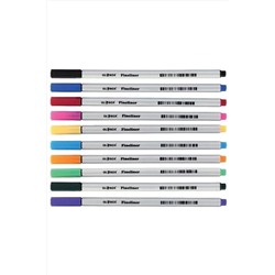 Globox Fineliner Keçe Uçlu Kalem 10 Renk Pp Kutu GLBX32404