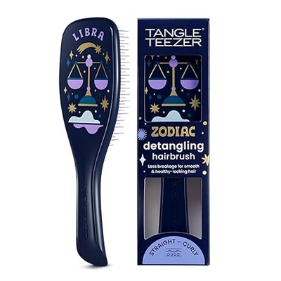 Tangle Teezer Zodiac Ultimate Detangler Hairbrush for Wet & Dry Hair, Eliminates Knots & Reduces Breakage for All Hair Types, Aries