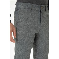 Erkek Gri Kanvas Pantolon