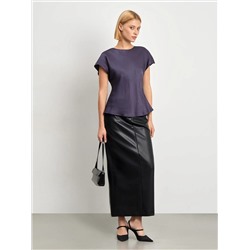 Блузка приталенного кроя, B3078/nightshade