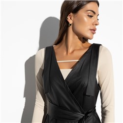 Сарафан из экокожи, Мисс Исключительность (с поясом)