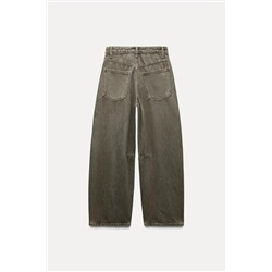 TRF MID-RISE BAGGY BALLOON JEANS