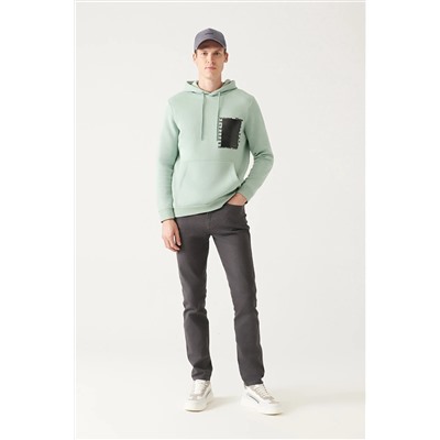 Avva Erkek Antrasit 5 Cepli Pamuklu Slim Fit Dar Kesim Pantolon B003007