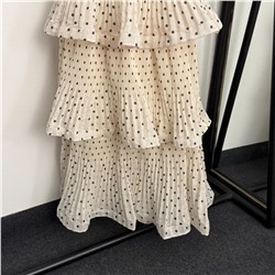 Красивое платье с воланами