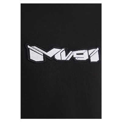 Mavi MV91 Nakış Detaylı Siyah Tişört Boxy Fit 0612576-900