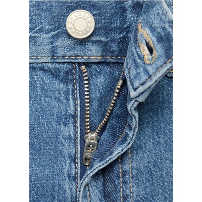 Jeans wideleg tiro alto