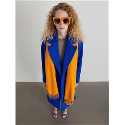 Strickkleid mit Gestreifter Struktur