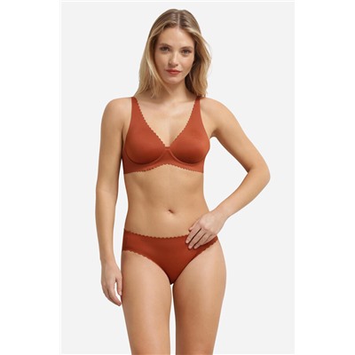 Sujetador con aros de microfibra