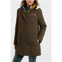 Parka militar cuello pelo