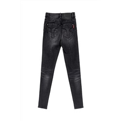 Vaquero skinny fit 7/8 Negro