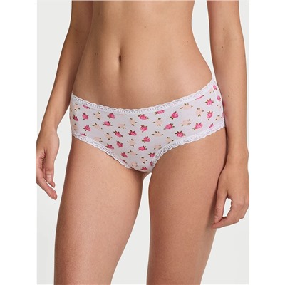 The Lacie Cotton Lace-Waist Cheeky Panty