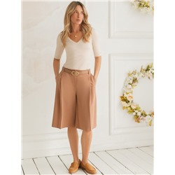 Джемпер из трикотажа в широкий рубчик